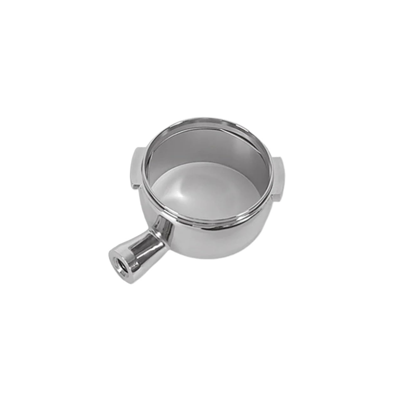 Vierta sobre el Filtro de café, Portafiltro sin Fondo de Acero Inoxidable 58 mm for máquina café expreso GAGGIA (reemplazo DIY)(No Basket)
