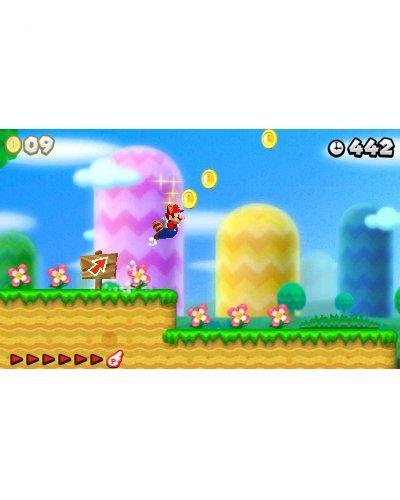 Console Nintendo 2DS - noire & bleue + New Super Mario Bros. 2