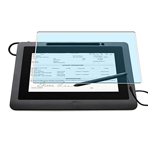 Vaxson 2 Pièces Anti Lumière Bleue Film Protecteur d'écran en TPU, compatible avec Wacom DTU-1031X Interactive Pen Display 10.1' [pas en verre trempé] Screen Protector Guard