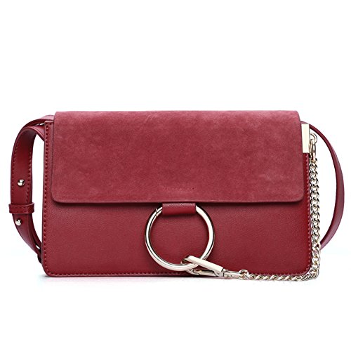 Sac de messager rouge enveloppe pour libérer vos mains en soirée