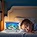Lightahead Sensory Artificial Aquarium Lamp – LED Virtual Fake Fish Tank with Moving Marine Life Animation Ocean in Motion– Relaxing Ocean Scene Night Light for Kids and Adults (Marine Life A)