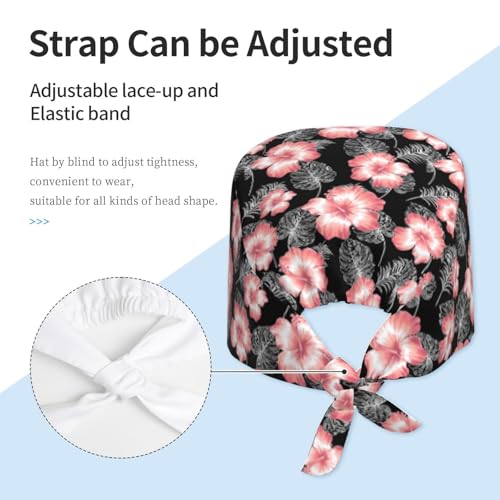 Image of Unisex Adjustable Surgical Sweatband - Elastic Bandage Cap - Scrub Caps for Nurse Working Cap