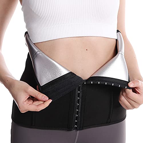 Waist Trainer For Women Corset Belt Under Clothes Sport Tummy Body Shaper Girdle Trimmer 3 Hooks (Xxx-Large) #TOP2