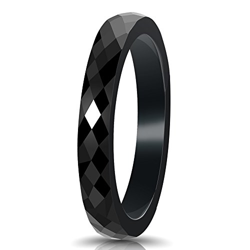 Bague en céramique anti-rayures MYNENEY avec ajustement confortable 4-12