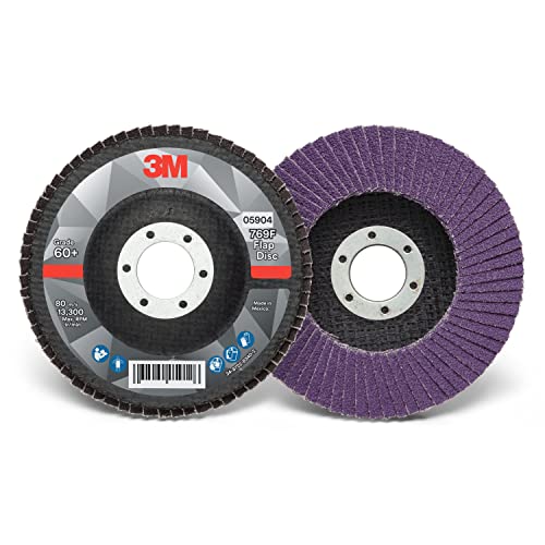 3M disque à lamelles 769F 115x22mm grain 60 meulage inox