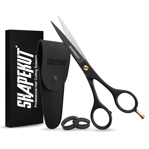 Hair Cutting Scissors 6.5 Inch, Professional Hair Shears, Haircut Scissors for Barber Salon – High...