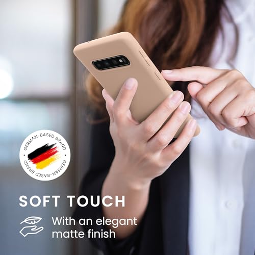 kwmobile Housse Compatible avec Samsung Galaxy S10 Coque - Housse de téléphone Protection Souple en Silicone - Coconut Swirl – vue 4