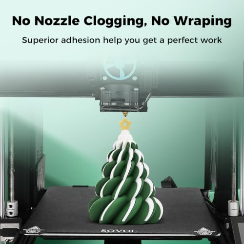 Image of Sovol 3D Printer Matte PLA Filament 1.75mm 1KG (2.2lbs), Cedar Green