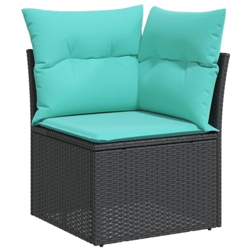 Canapé de jardin modulaire en acier revêtu et housses amovibles - 7