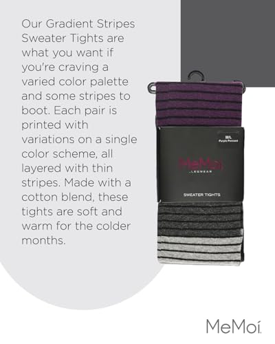 Image of MeMoi Gradient Stripes Sweater Tights