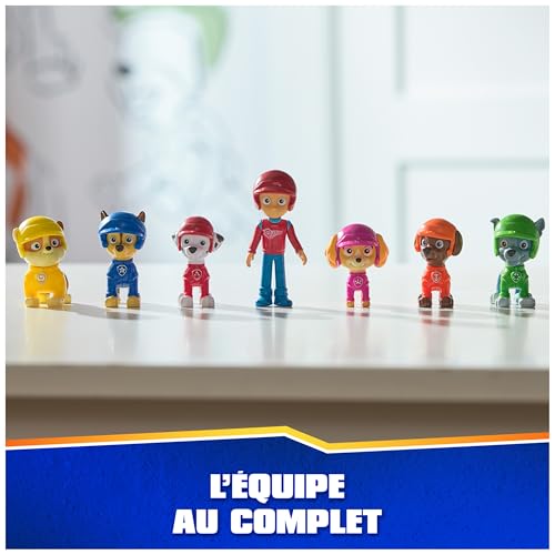 Paw Patrol Pat Patrouille Coffret Cadeau 7 Figurines Rescue Wheels Figurine À Collectionner Thème Tout Terrain Pat Patrouille Jouet Cadeau Enfant Et + Jouet Enfant Et + - vue 5