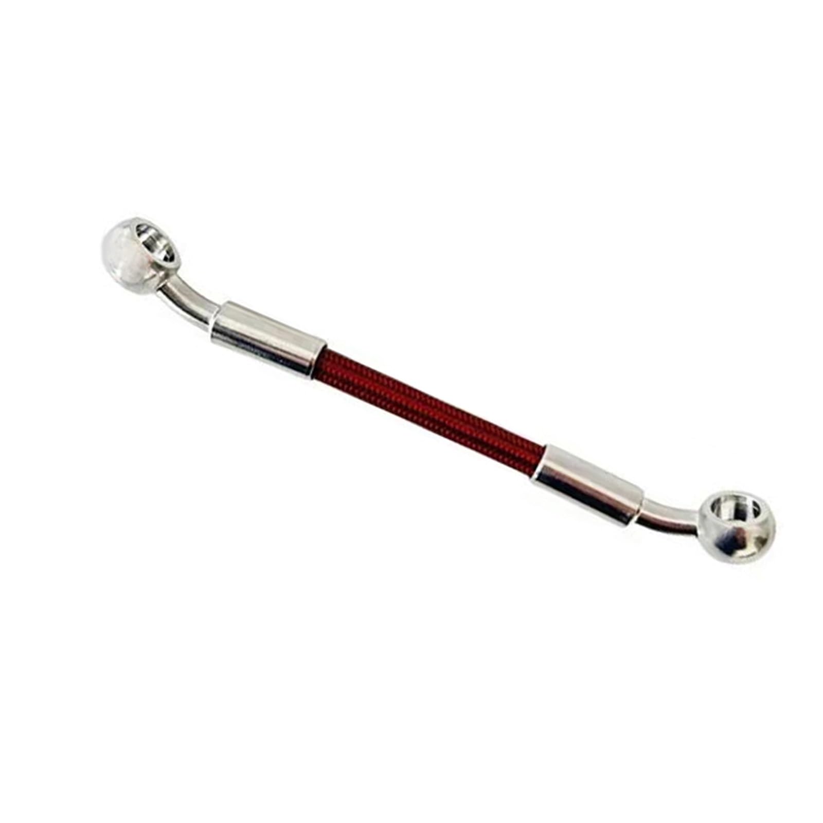 Motorbike Brake Line 10mm Banjo 28°-28° Motorcycle Braided Brake Cable Hose Line Hydraulic Clutch Oil Pipe 10cm-500cm Accessories(40CM)