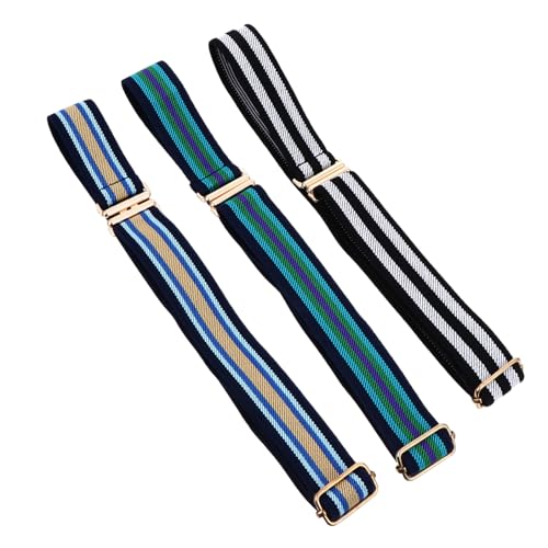Ipetboom 2 Sets 3 Pcs High Elasticity Boys and Girls Waistbelt Boys Girls Adjustable Belt Comfortable Buckle Belts Smooth Fade-resistant Multi-style