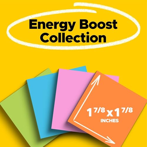 Post-it Notes repositionnables bloc super collant ligné Energy Boost 4x6 - 2