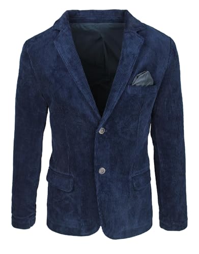 Veste de costume en velours côtelé fin pour éliminer le style rigide