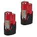 Dosctt 2Pack M12 3000mAh di ricambio per Milwaukee 12V Batteria Lithium-ion M12 XC 48-11-2411 48-11-2420 48-11-2401 48-11-2402 48-11-2401 Cordless Tools