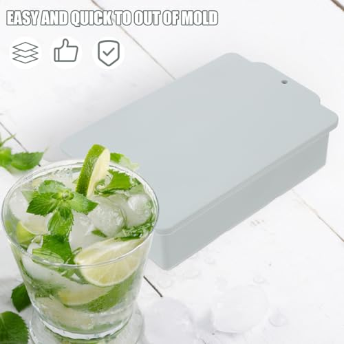 Molde de silicona COHEALI para cubos de hielo con tapa miniatura 7