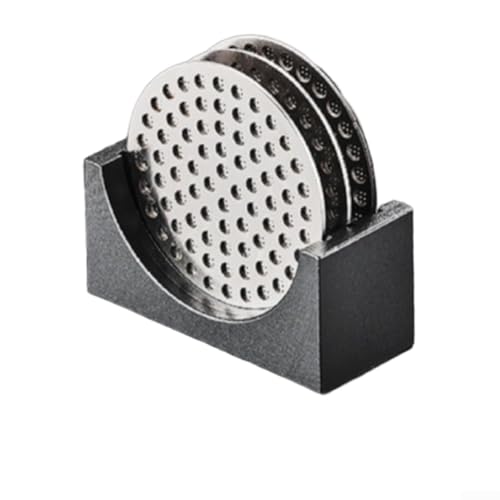 Solaughguy Elegante porta filtro per caffè con decorazione dell'albero della vita, struttura in ferro di alta qualità, 18 x 11 x 6,5 cm, nero, per organizzazione bancone cucina e sala da pranzo (nero)