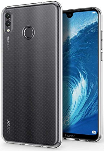 Image of Soft Rubber Back Cover Compatible Model for Huawei JSN-L42 / Honor 8X - Transparent