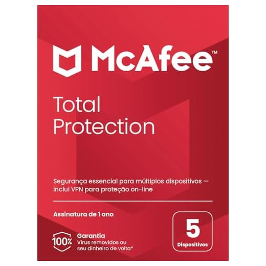 Mcafee Total Protection 5 Antivírus – Programa Premiado De Proteção Contra Ameaças Digitais, Programas Não Desejados, Multi Dispositivo - 5 Dispositivos - Windows