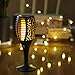 zkee Solar Torch Light with Flickering Flame,Fire Effect Lantern,Dancing Flame,Solar Garden Light, Dust to Dawn,Outdoor Waterproof Garden Decoration, Solar Powered Stick Light (Set of 6)