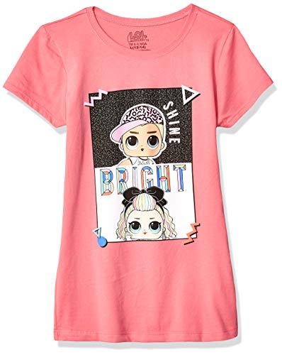 L.O.L. Surprise! Girls' Big Oh So Radical Shine Bright Short Sleeve Tee