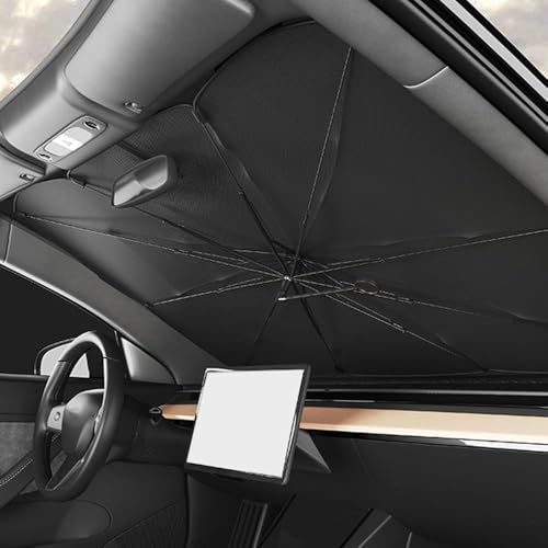 Pare-soleil parapluie pour voiture bloquant la chaleur du pare-brise avant - 6