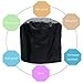 Grill Covers,FLR Black Round Waterproof Dust-Proof Fading Resistant BBQ Grill Covers Protection Patio Garden Gas Cover with Storage Bag & Elastic Strap for Kettle Style Barbecue Grill