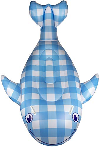 Poolmaster Willy The Whale Swimming Pool Float Rider, Whale 86 Long X 53 Wide, Deflated #TOP1