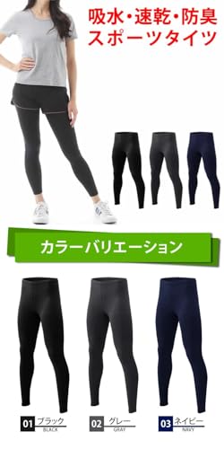 LAD WEATHER スパッツ レディース M ブラック