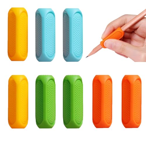 8 PCS Pencil Grip Original Pencil Grippers Kids Handwriting Pen Aid Grips