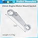 JEUCLEL 18mm Engine Motor Mount Socket Rear Camber Adjusting Wrench Suitable for Most Car Models, Engine Fixing Screws Oil Filter Removal Wrench, Wheel Alignment