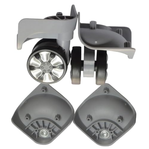 Suitcase Covers,Luggage Wheels,1 Pair A78 Travel Suitcase Luggage Replacement Parts 360 Degree Swivel Wheel Repair Accessories Trolley Wheel(Light Grey)