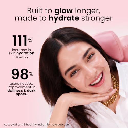 Image of Foxtale Lightweight Brightening Face Moisturiser with Vitamin C & Niacinamide |Brightens & Evens Skin Tone, Fades Dark Spots & Deeply Hydrates | For Normal to Dry Skin | For Men & Women | 100 ml