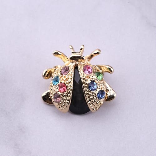 Image of FEELMEM Crystal Rhinestone Butterfly Brooch Pin Blue Color Butterfly Brooches for For Women Wedding /Banquet /Birthday Party