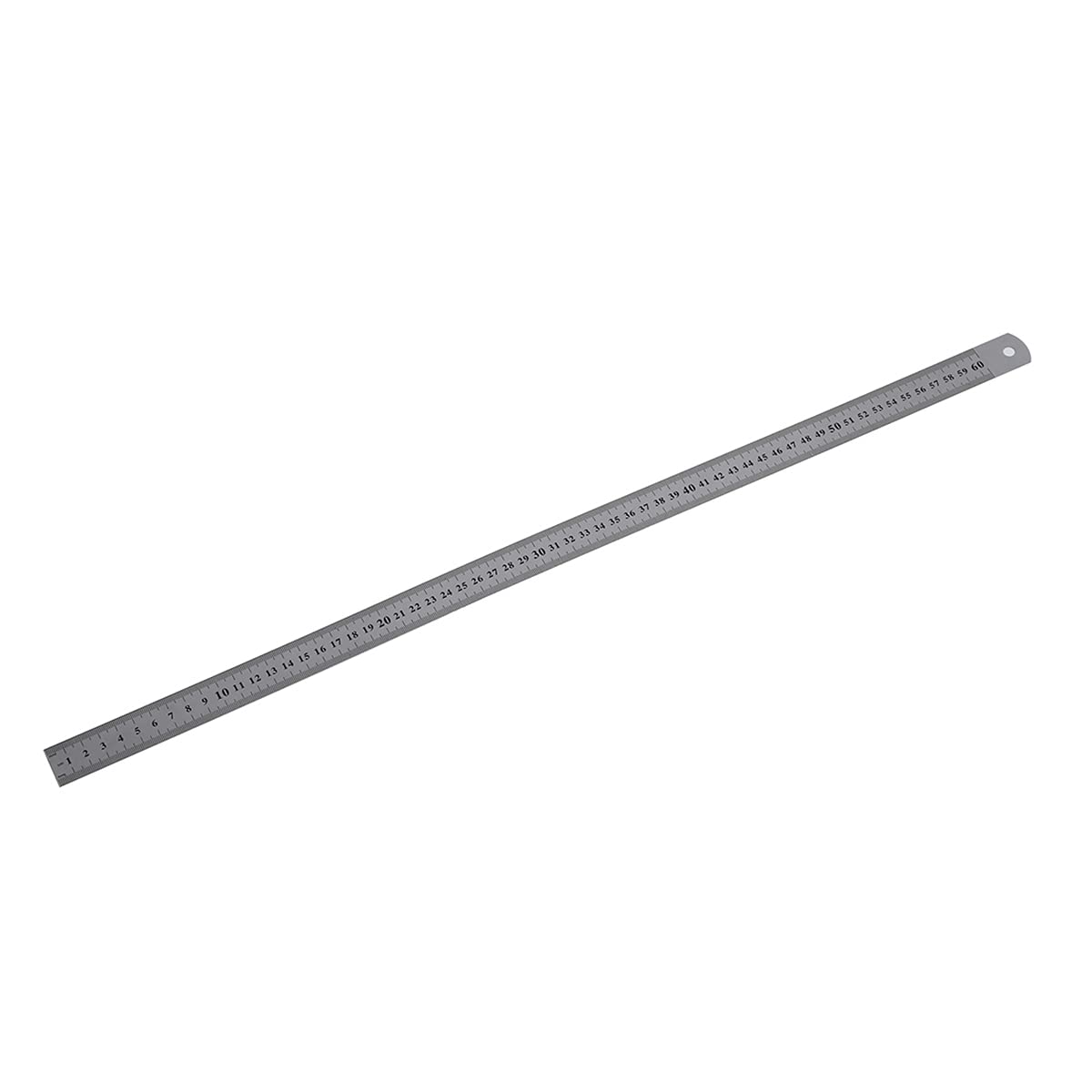 Règle droite longue en acier inoxydable de 60 cm avec règle en acier inoxydable de 30,5 cm + règles métalliques de 15,2 cm