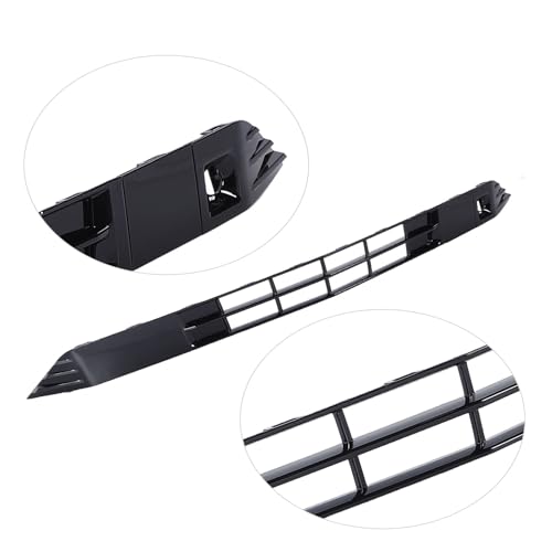 Calandre de pare-chocs avant inférieure avec structure durable et antichoc noire - 3