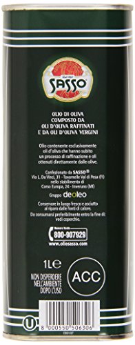 Aceite de oliva Sasso 1 litro miniatura 4