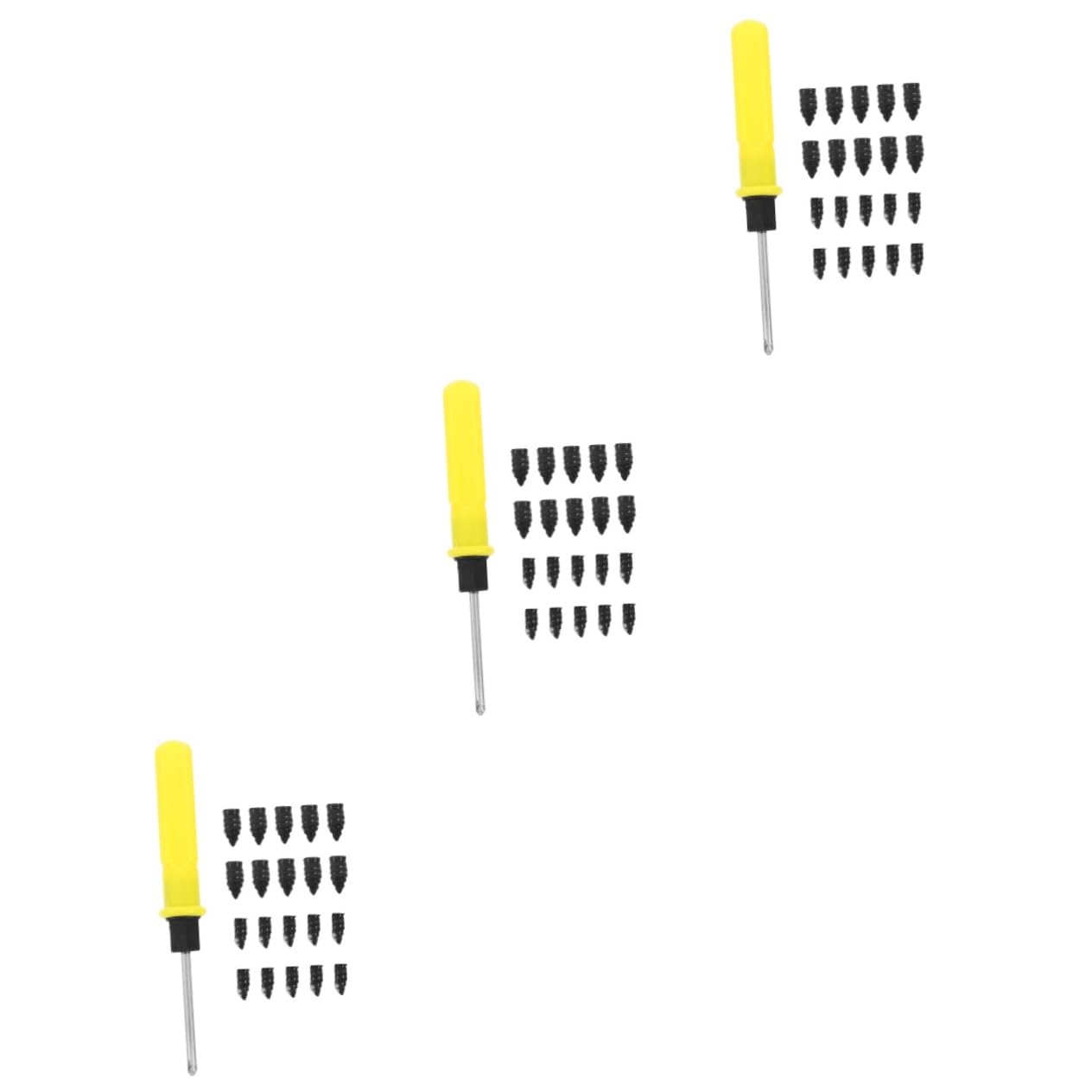 Mobestech 3sets Kit Di Riparazione Pneumatici Per Auto Con Viti Bulloni e Cacciavite Strumenti Per Riparazione Pneumatici Ottimale Per Emergenze e Manutenzione