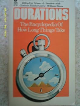 Paperback Durations: The encyclopedia of how long things take Book