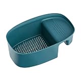  Soporte para platos Colador de cocina drenaje rack plato lavado colgando fregadero cesta usada Separación seca y húmeda for vajilla Herramientas de cocina Frutas, etc. Accesorios de cocina