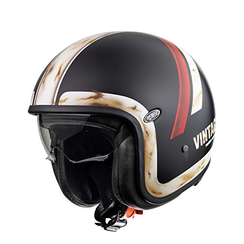 Premier Helm Vintage DO 92 O.S. BM,SCHWARZ/Weiss/ROT,S