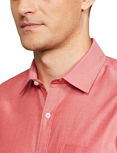 Image of Max Men Cotton Solid Slim Fit Oxford Shirt
