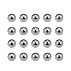 sourcing map 5mm Carbon Steel Bearing Balls Precision Balls 100pcs