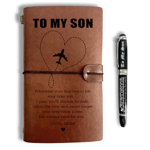 Carnet de notes 160 pages et stylo bille cadeau d'anniversaire pour fils
