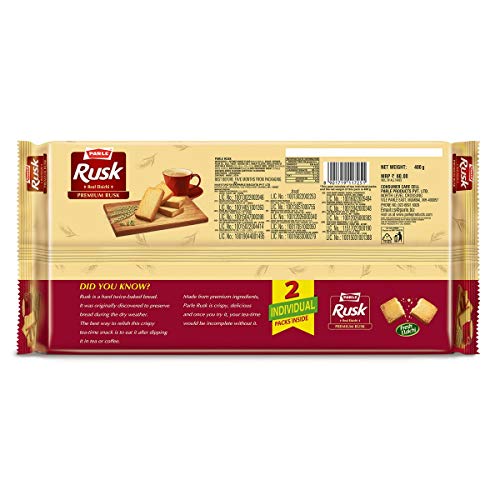 Image of Parle Rusk Premium Elaichi Flavour, 400 Gram - Elaichi.