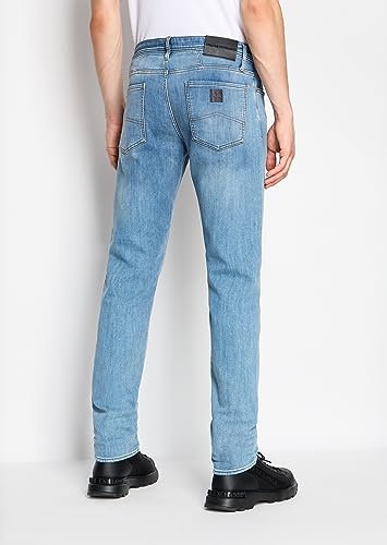Armani Exchange Men's J14 Skinny Comfort Fabric Stretch Denim4