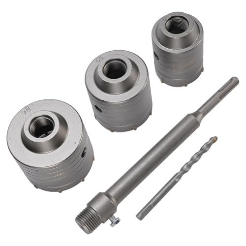 Kit de brocas para concreto 55, 65, 75 mm con estuche miniatura 2