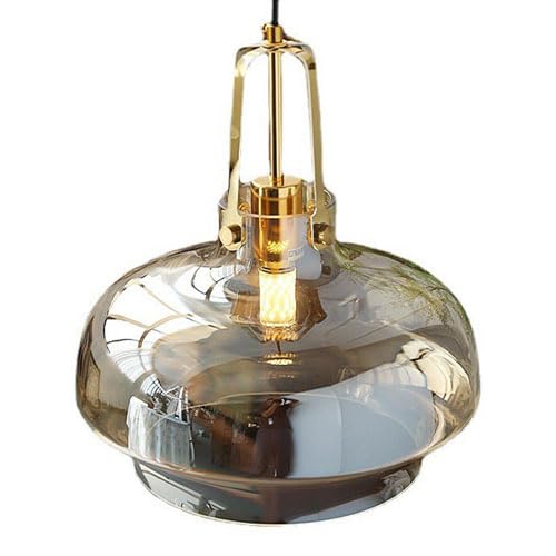 Lampe suspendue en verre pour petit espace et balcon