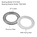 uxcell NTA1828 Thrust Needle Roller Bearings with Washers 1-1/8